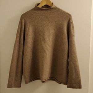 Oak + Fort Camel Mockneck sweater